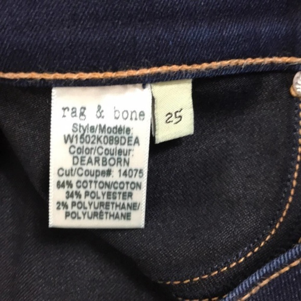 Rag & Bone Skinny Skinny Jeans in Dearborn. - Picture 7 of 8